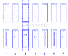 Load image into Gallery viewer, King Engine Bearings BMW B58B30A Main Bearing Set