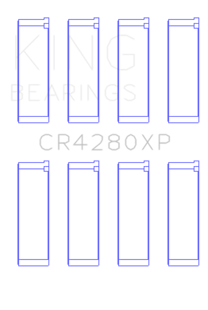King Engine Bearings Subaru WRX/STi EJ20/EJ22/EJ25 48mm Rod Performance Rod Bearing Set - Size STD