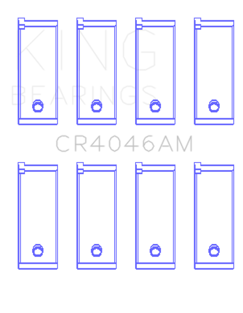 King Engine Bearings Honda D16A/D16Y/D16Z Rod Bearing Set - Size +0.25mm