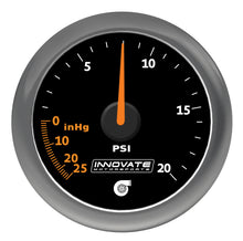 Load image into Gallery viewer, Innovate MTX Analog 20 PSI Vacuum/Boost Gauge Kit - Black Dial