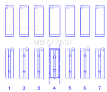 Load image into Gallery viewer, King Engine Bearings BMW N55B30A/N53B30A/N52B30A Main Bearing Set - Size +0.25mm
