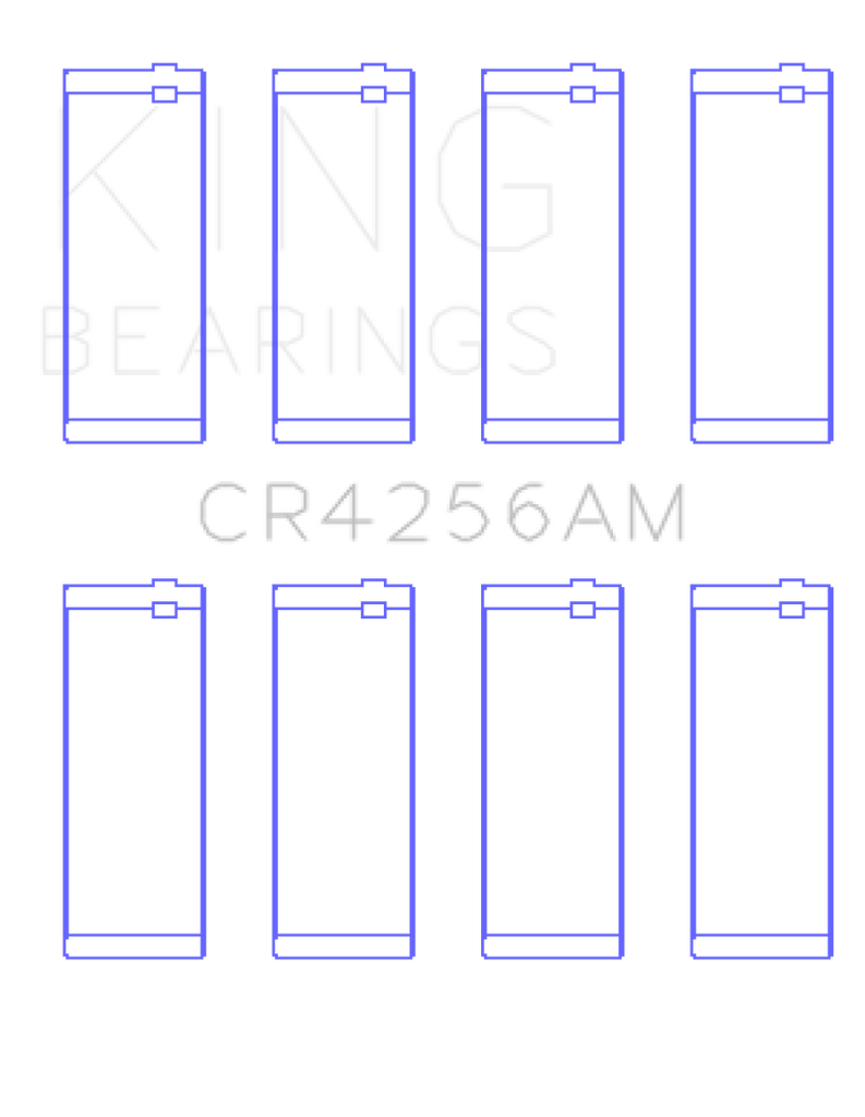 King Chrysler 148/148 Turbo DOHC 16V/Jeep 148 DOHC 16V Rod Bearing Set - Size +0.25mm