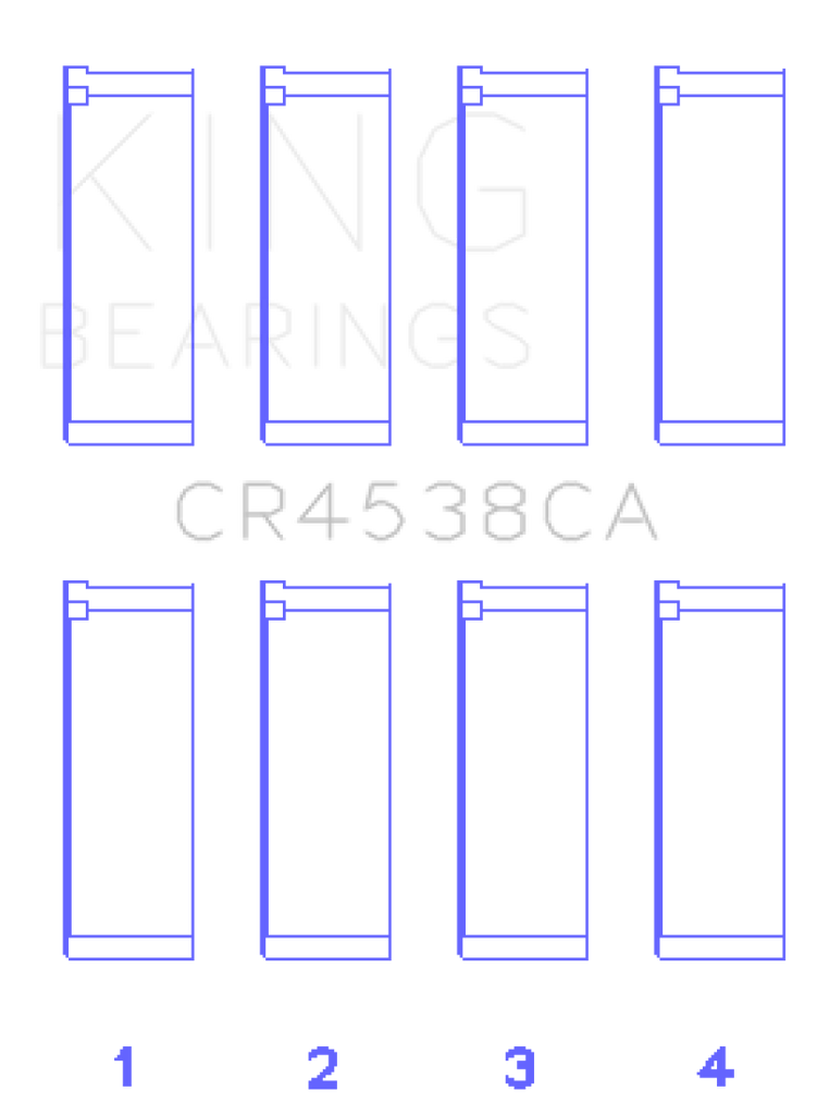 King Engine Bearings Mini Cooper S/Cooper S Conv/Works W11B16A Rod Bearing Set - Size +0.25mm